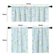 thumbnail image 4 of LALILO Kitchen Curtains and Valances Set of 3 36" Bear Window Treatment Tiers for Window Decor, 4 of 5