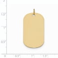thumbnail image 2 of 14k Plain .027 Gauge Engraveable Dog Tag Disc Charm, 2 of 2