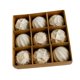 thumbnail image 5 of 9 piezas de pequeños colgantes navideños, adornos decorativos navideños, bolas navideñas colgantes para oro rosa, 5 of 9