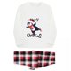 thumbnail image 3 of Pijamas familiares a juego de Navidad, Cuadros rojos con camión a árbol de Navidad, conjunto de pijamas grises con pijamas de bebé, 3 of 3