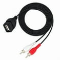 thumbnail image 6 of USB2.0 Female Plug To 2RCA Male Adapter Sound Converters Video Cable USB To 2RCA Cable For HDTV Television Wire Cord, 6 of 8