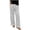 #09 White 【Mix, Match & Rotate: Stock Up on Daily Colors】, variant on Women's Soft Fabric Loose Fit Pants with Elastic Waist Drawstring, Pockets, Sleep Pants, Casual Loungewear, Summer Beach, Yoga, Adjustable Comfortable Lounge | VerBelle,Brown L