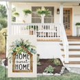 thumbnail image 2 of diyeu Eucalyptus Garden Flag 12×18 Inchl Floral Home Sweet Home Decorative Double Sided Holiday Farmhouse Seasonal Outside Decor for Yard AG031, 2 of 6