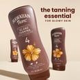 thumbnail image 2 of Hawaiian Tropic Island Tanning Lotion Sunscreen SPF 4, 8oz | Outdoor Tanning Lotion with SPF, SPF 4 Sunscreen, Oxybenzone Free Sunscreen, 8oz, Twin Pack, 2 of 4