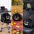 thumbnail image 6 of Black Pumpkin Shape Throw Pillow, Soft Portable Cute Face Decoration Cushion for Festive Living Room Theme Party Fall Decor, 6 of 7