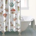 thumbnail image 4 of White Forest Fairy Pattern Shower Curtain 36"x72" ,Bathroom Decorative Shower Curtains Set with 12 Hooks,Modern Waterproof Washable Shower Curtain, 4 of 6