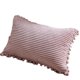 thumbnail image 1 of Paquete De 2 Fundas De Cojines Decorativos Lumbares Con Pompones, Juego De Fundas De Cojines Rectangulares Sólidos De Pana Suave Para Sofá Dormitorio Coche Sala De Estar Namotu CZJJ-ZC16-2, 1 of 7