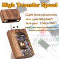 thumbnail image 2 of Unidad flash USB TATMOHIK, madera de nogal, 32 GB, USB 2.0, 2 of 7