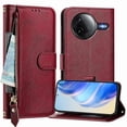 thumbnail image 2 of For Xiaomi Poco F7 Pro 5G Xiaomi Poco F7 Ultra 5G Case Zipper Pocket Multiple Card Slots Leather Pho, 2 of 5