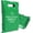 Green, variant on OptiPak 12x15 Merchandise Bags - Plastic Bags with Handles - Package Bags Make Someone Smile Today Bulk Pack of 50 White