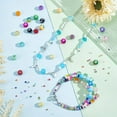thumbnail image 3 of 10 Color Glass Beads Rainbow Color Handcrafted Spacer Loose Beads Assorted Beads Gemstones, 3 of 7
