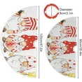 thumbnail image 3 of FMSHPON Funny Christmas Gnomes Xmas Christmas Tree Skirt Stand Mat for Holiday Party Decoration Indoor Outdoor 36 inches, 3 of 6