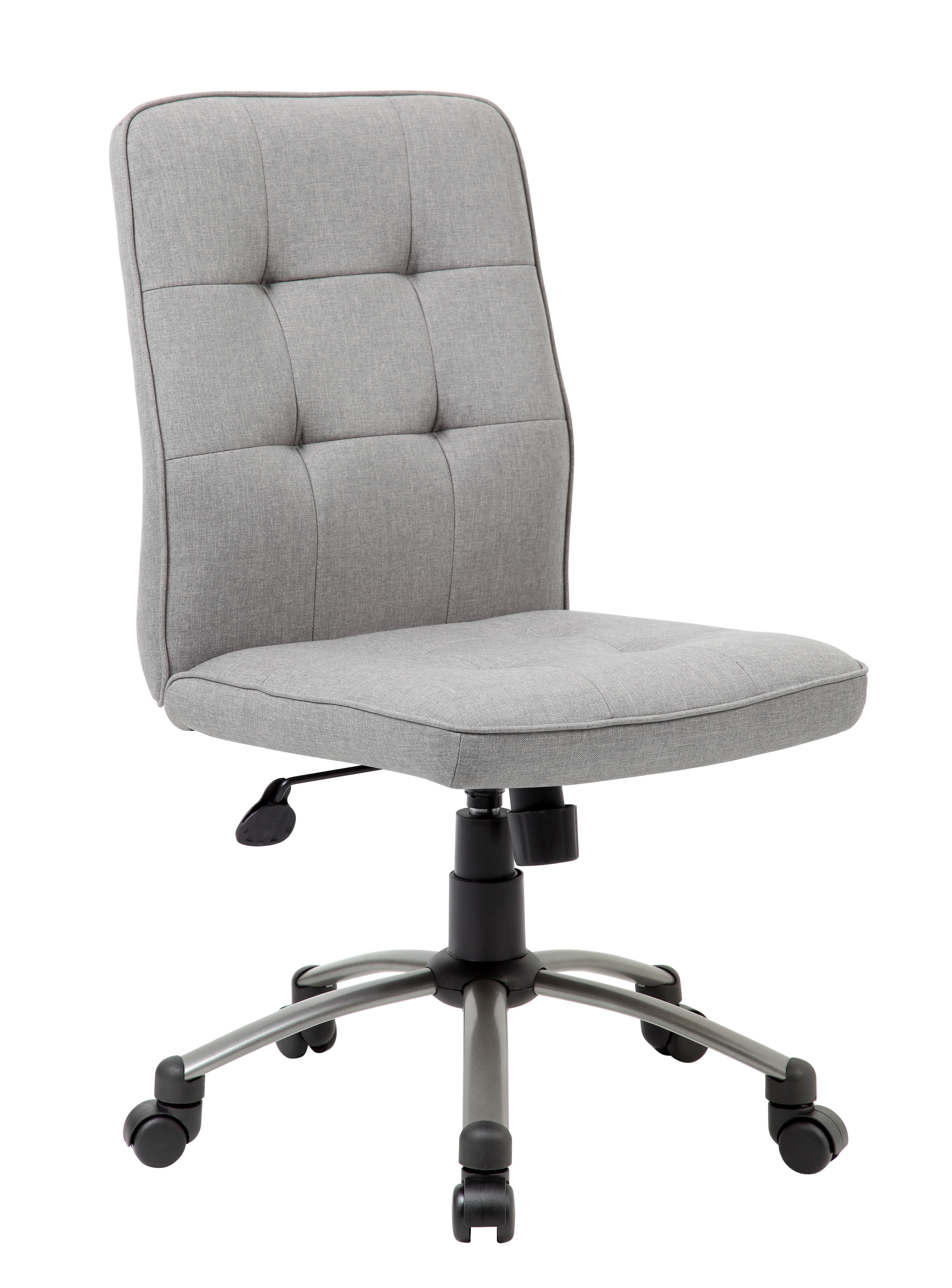Boss Office & Home Donna Modern Mid-Back Armless Office ...