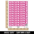 thumbnail image 2 of Your Work is Scary Good Monster Teacher Student School Sticker Set - Hot Pink - Gloss Finish - 1.5" Small, 2 of 7