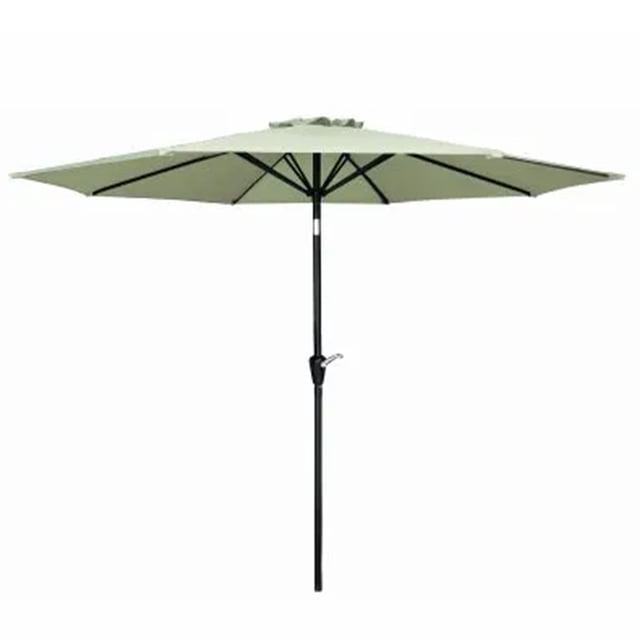 Four Seasons Courtyard 9' Polyester Patio Market Umbrella, Seafoam Green