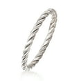 thumbnail image 5 of Ross-Simons 18kt White Gold Roped Ring, Women's, Adult, 5 of 5