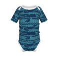 thumbnail image 2 of Balery Turtles and Waves Pattern Baby Climbing Clothes Infant Bodysuit Cute Infant Bodysuit Baby Romper-18 Months, 2 of 7