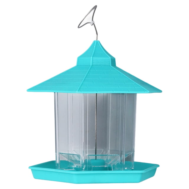 Comedero Para Pájaros Colgante ANGGREK Transparente Impermeable De Gran Capacidad Para Balcón Exterior