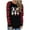 11-Christmas Shirts-Red, variant on SELONE Christmas Tshirt Women's Long Sleeve Xmas Pullover Tops Christmas Tree Tees Blouses Christmas Themed Clothing Christmas Outfits Ideas Holiday Attire Party Collection Red L