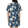 thumbnail image 3 of Xecao Lilies Flowers print Swimsuit for women, Summer-ready, sporty style.Quick-dry fabric. Many sizes & colors., 3 of 9
