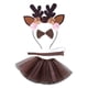 thumbnail image 3 of Disfraz de reno, conjunto de tutú, diadema de animales para niños, traje de tocado para carnaval con flor Jinwen Diadema de cola de disfraz, 3 of 8