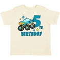 thumbnail image 3 of Inktastic 5th Birthday Monster Truck Boys Toddler T-Shirt, 3 of 5
