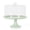Green (10"), variant on 11" Jadeite Glass Cake Stand – Handmade Vintage-Style Dessert Stand with Ruffle Trim, Decorative Pedestal Cake Plate for Display & Serving