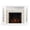 White, variant on SEI Furniture Redden Corner Electric Fireplace TV Stand