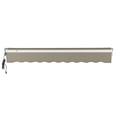 thumbnail image 5 of Awntech 14 Ft Maui Left Motorized Heavy Duty Patio Retractable Awning (168in x 9.25in x 120in), Burlap Sack, 5 of 6