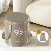 Ckraxd Portable Foldable Foot Bath Bucket, Multi-Purpose Soaking Bag, Insulated Foot Spa, Convenient Home Foot Soaker, Ideal for Camping and Travel