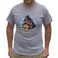 thumbnail image 2 of Saul Silver Shark Eating Kitten T-Shirt, 2 of 8