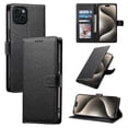 thumbnail image 2 of Funda para FOXDOCK iPhone 15 Plus – Cuero Premium, 3 ranuras para tarjetas, Protección contra impactos, 2 of 5