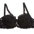 thumbnail image 2 of hoksml Floral Lace Push Up Bra for Women Underwire Padded Bra with Adjustable Straps, 2 of 8