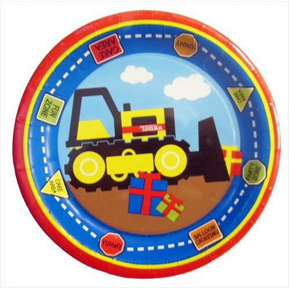 Tonka Construction Small Paper Plates (6ct)