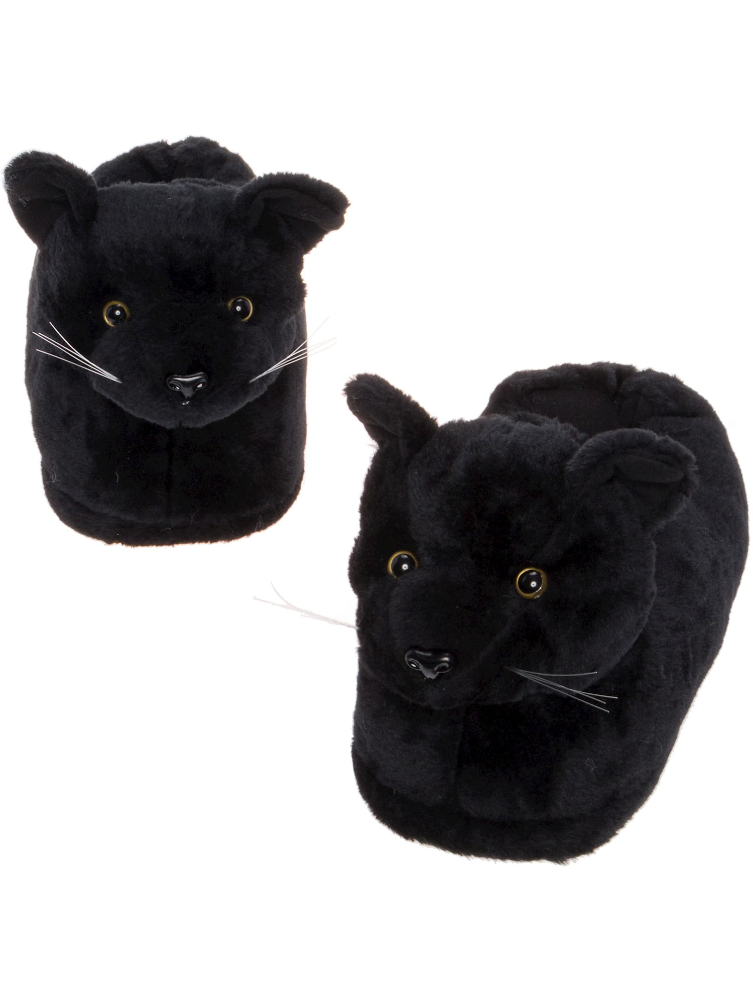Silver Lilly - Black Cat Slippers 