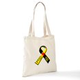 thumbnail image 6 of CafePress - MILITARY PTSD AND TBI RIBBON Tote Bag - Unisex Canvas Tote Bag, Beige, 1-Piece, 6 of 6