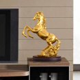thumbnail image 3 of tredstone Nordic Salon Cheval Art Statue Sculpture Animal Steed Statues Résine Art, 3 of 9