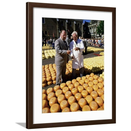A Bargain is Struck, Friday Cheese Auction, Alkmaar, Holland Framed Print Wall Art By Michael (Best Black Friday Bargains)