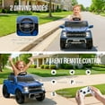 thumbnail image 4 of CASEMIOL 12V Ford F150 Raptor Kids Ride On Truck, Electric Car with Remote Control, Bluetooth Music, Suspension Wheels, Ride On Toys for Boys & Girls Ages 3-5, Gift for Kids, Blue, 4 of 8