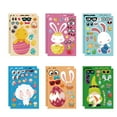 thumbnail image 1 of 12 hojas de pegatinas de Pascua para manualidades infantiles: haz un conejito, un huevo, un pollito, un gnomo, una oveja, juegos, rellenos, regalos, actividades, recuerdos para fiestas, suministros, 1 of 7