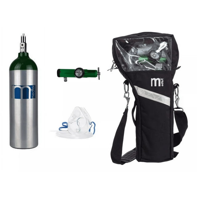 Equipo de Oxígeno Medfex Kit Completo 416lts