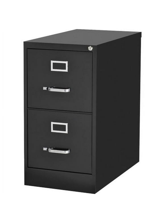 Lorell Commercial-grade Vertical File - 15" x 22" x 28.4" - 2 x Drawer(s) for File - Letter - Lockable, Ball-bearing Sus