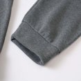 thumbnail image 6 of Ceisia Men Full Zip Hooded Tracksuit Color Stitching Long Sleeve Hoodie And Slim Jogger Pants Sport Suit Dark Gray XL Gift, 6 of 9