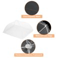 thumbnail image 3 of 8 Piezas de Cubiertas de Alimentos Grandes y Altas 17"/24" Cubiertas de Malla para Alimentos para Exteriores, Cubiertas Protectoras Plegables, Blancas, 3 of 6