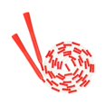 thumbnail image 2 of Artículos de ejercicio Nawatobi cuerda para saltar cuentas cuerda para saltar mango antideslizante niños Rojo + blanco, 2 of 7