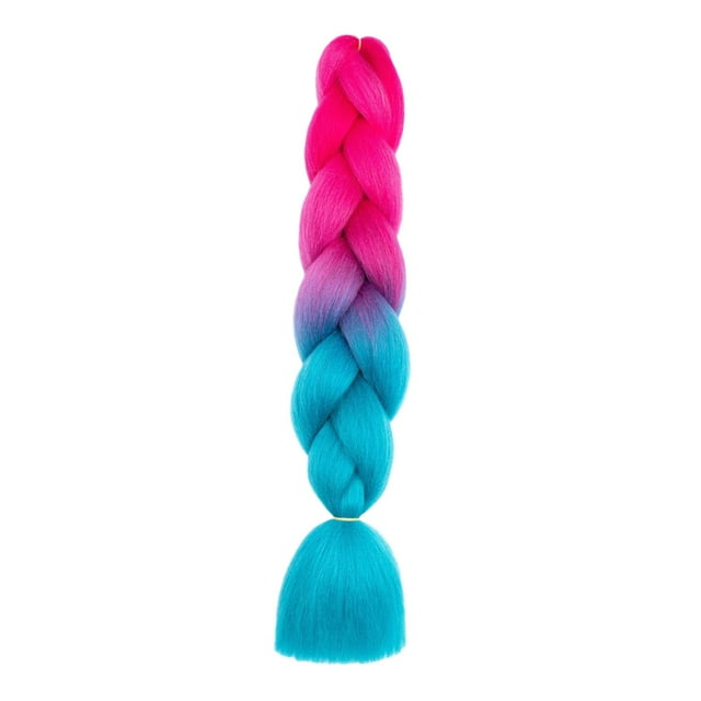 trenzada Jumbo, extensión de cabello trenzado sintético de 23,62 pulgadas, extensión sintética para rendimiento, fiesta y vacaciones B41