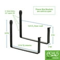 thumbnail image 2 of Achla SFB-04 12 in. Wall Mount Flower Box Brackets, 2 of 3