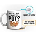thumbnail image 5 of Pottery Maker Mug White 11oz - Buy A Little Pot - Maker Clay Artist Ceramics Hobby, 5 of 7