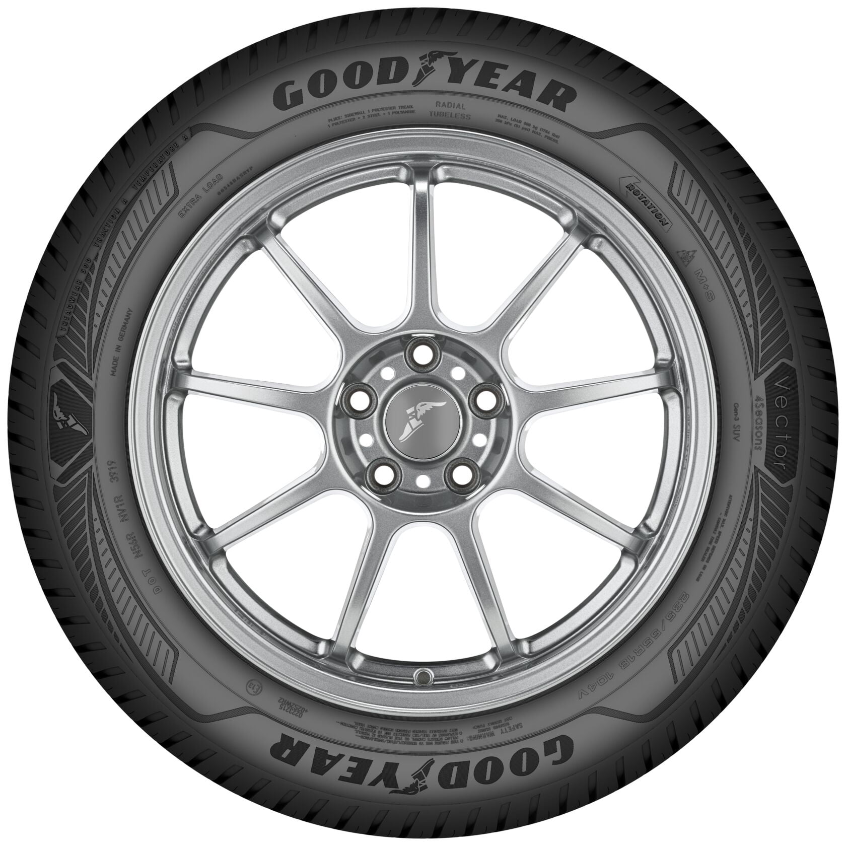 Goodyear Vector 4Seasons Gen-3 245/50R19 105H All- Season Tire