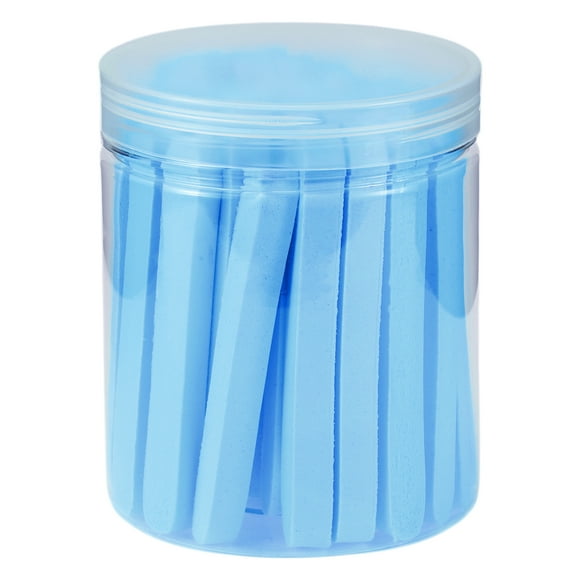 Unique Bargains 50 Pcs Face Cleaning Compressed Sponge Facial Cleanser Skin Blue